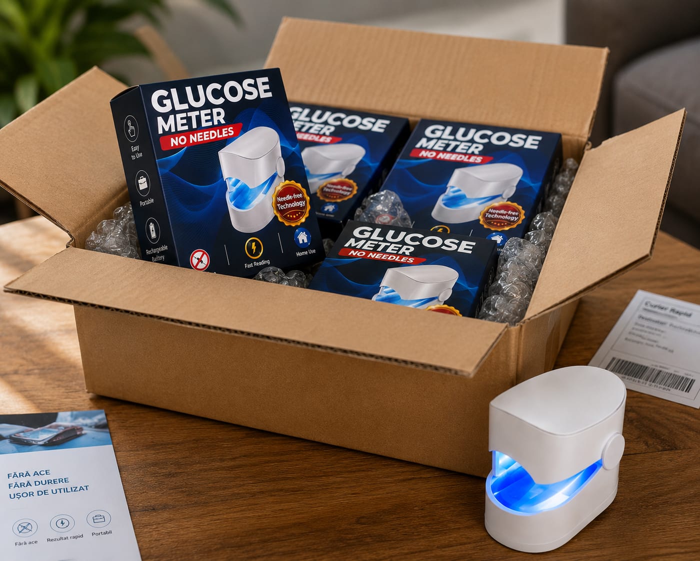 EasyGluco™ – Monitorizare Glicemie Fără Ace