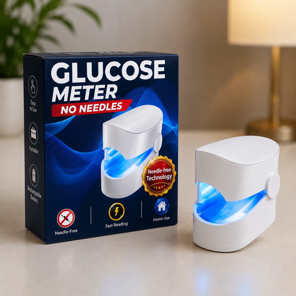 EasyGluco™ – Monitorizare Glicemie Fără Ace