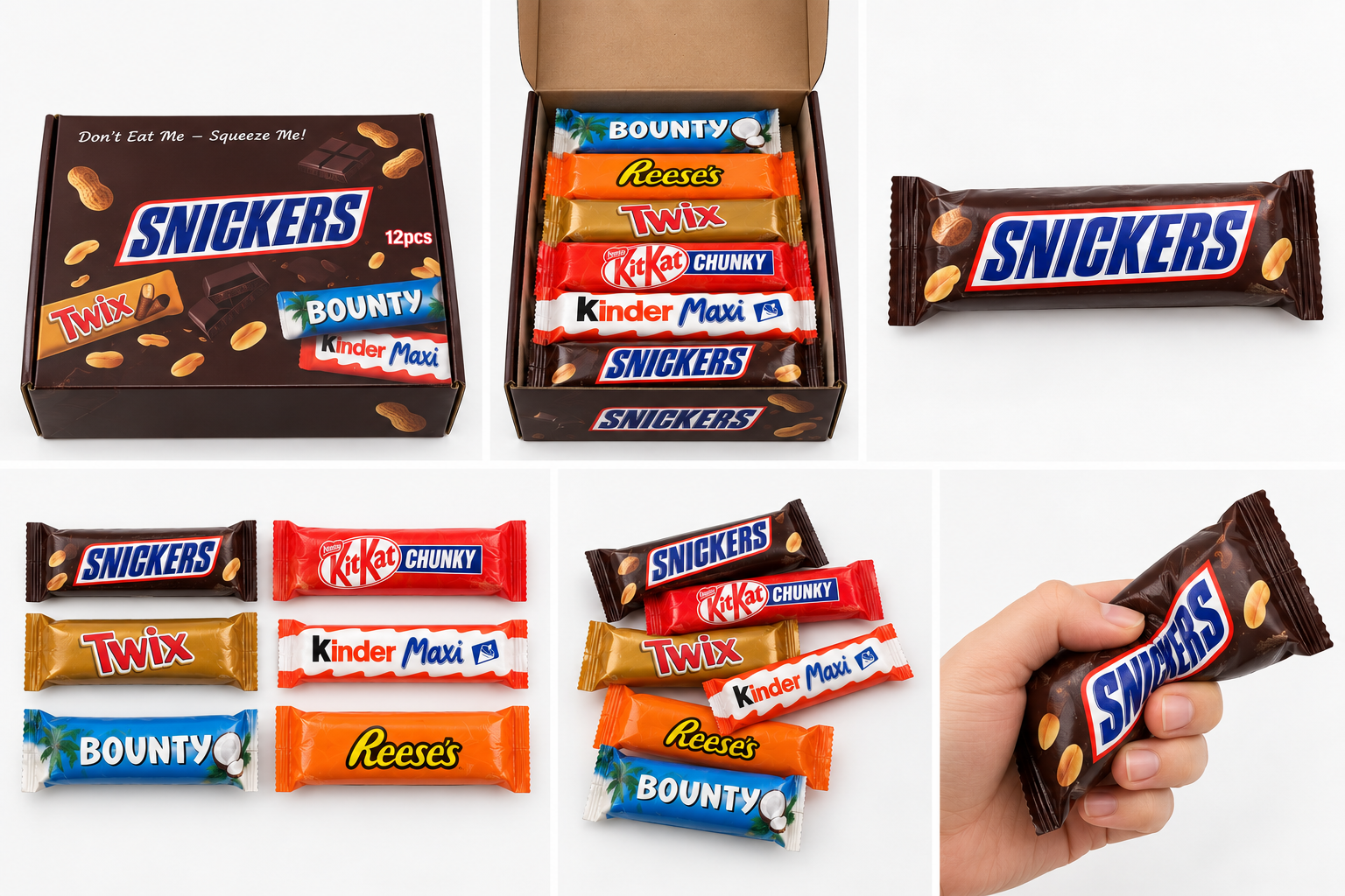 ChocoMix Squishy Box – Set 3 Bucăți 🍫✨