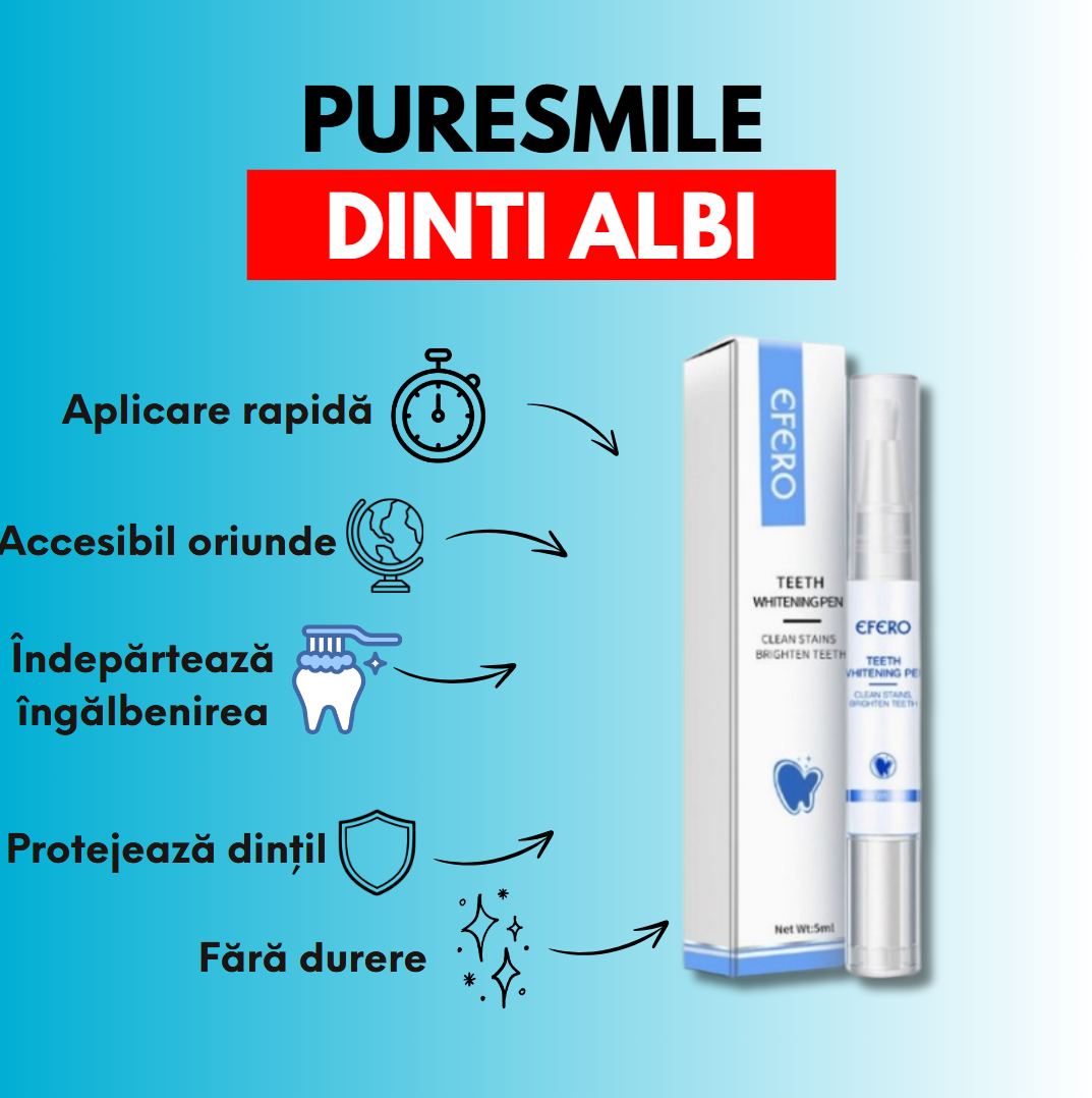 PureSmile - creion de albire dentară